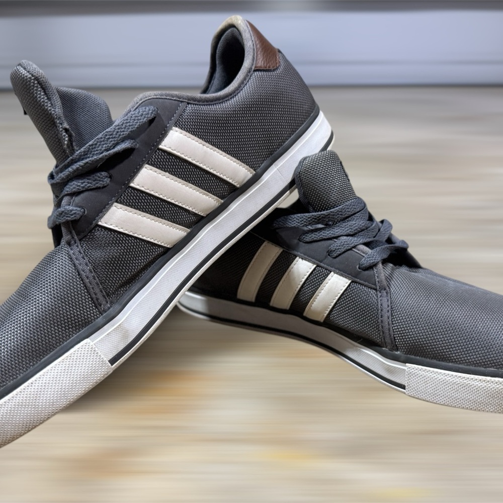 Adidas gray shoes